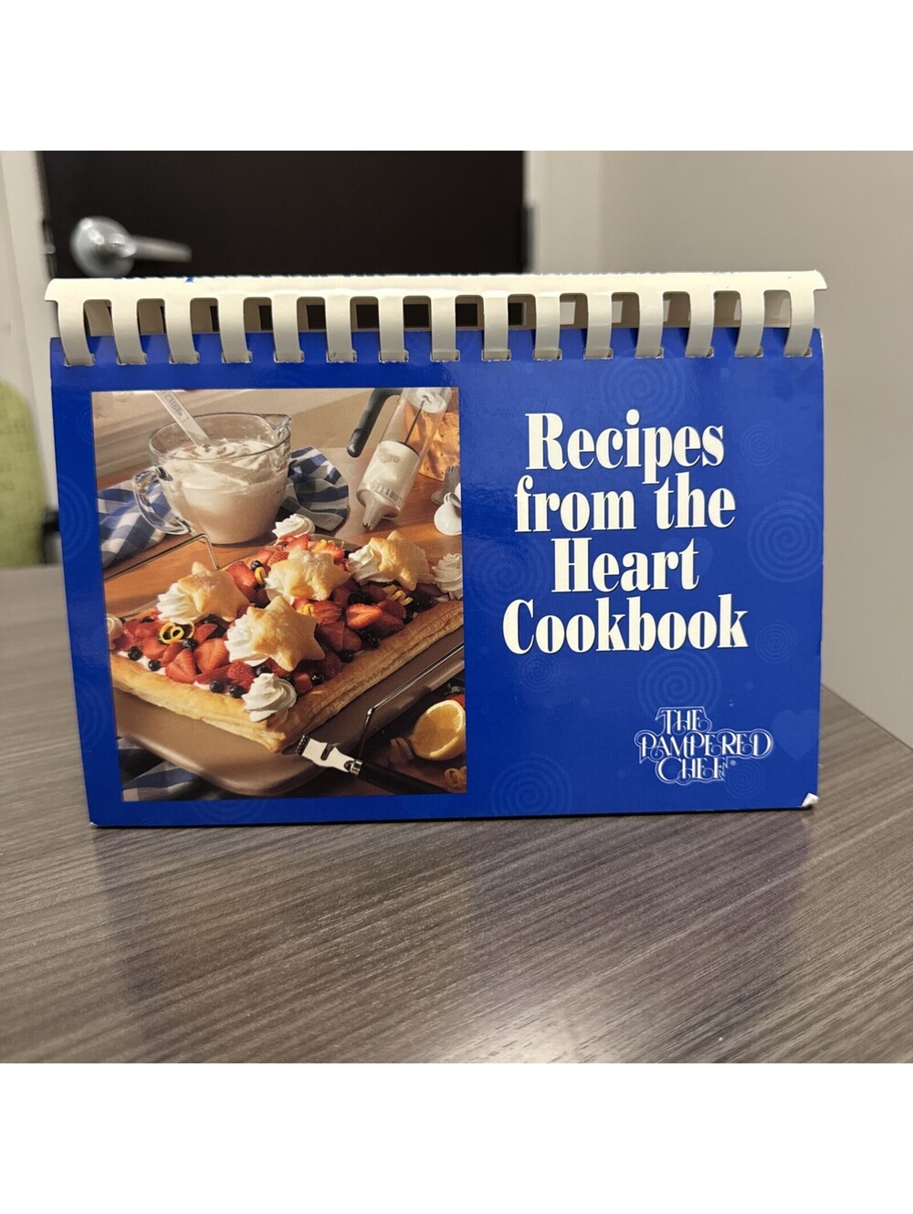 Vintage Pampered Chef Recipes From The Heart 90s 1997 Cookbook Spiral